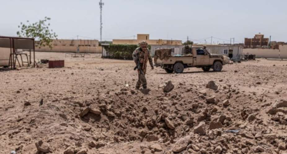 Malis army carried out airstrikes on the northern rebel-held town of Kidal.  By - (AFP)