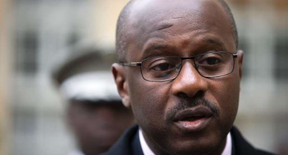 Mali's prime minister Oumar Tatam Ly is pictured in Paris, on February 7, 2014.  By Joel Saget AFPFile
