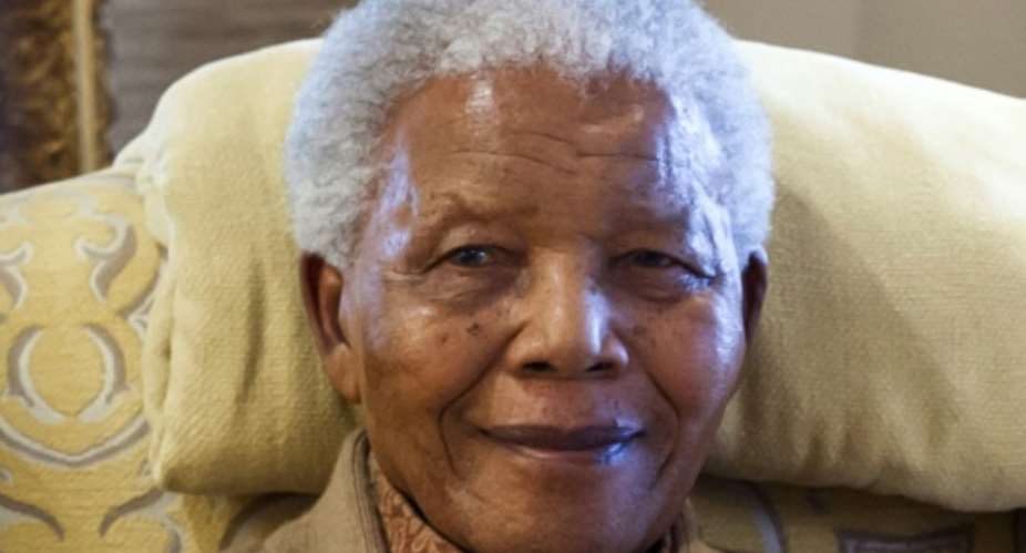 Mandela served as president from 1994 to 1999 after leading the struggle to end apartheid.  By Barbara Kinnney Clinton FoundationAFP PhotoFile