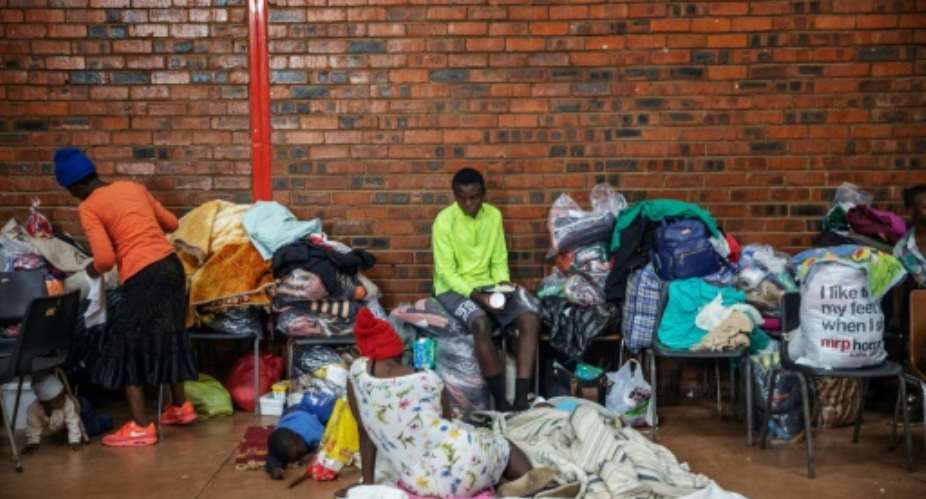 Many foreigners fled the violence with the few belongings they could grab during the Johannesburg attacks.  By Michele Spatari AFP