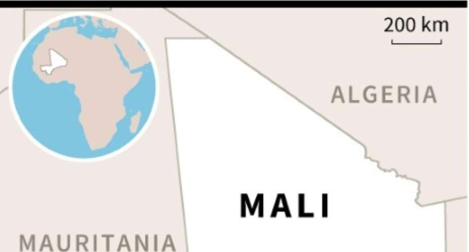 Map locating the village of Sobane-Kou in Mali.  By AFP AFP