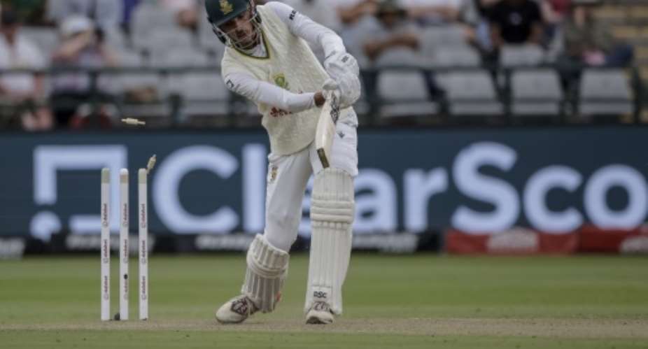 Marco Jansen was one of six South Africa wickets to fall to Mitchell Starc.  By Marco Longari (AFP)
