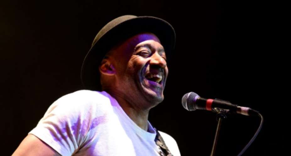 Marcus Miller playing the Saint Louis Jazz Festival in Senegal, after skipping last year's edition over security fears.  By SEYLLOU AFP