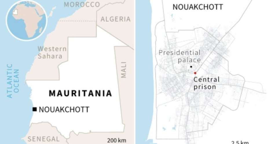 Mauritania prison break.  By Omar KAMAL AFP
