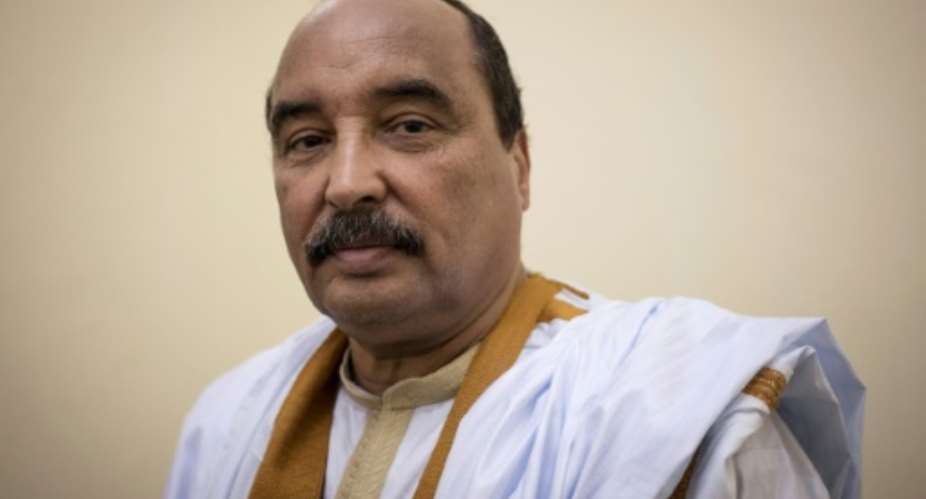 Mauritanian President Mohamed Ould Abdel Aziz called for a rally against hate speech after online disputes between the country's ethnic groups.  By THOMAS SAMSON AFPFile