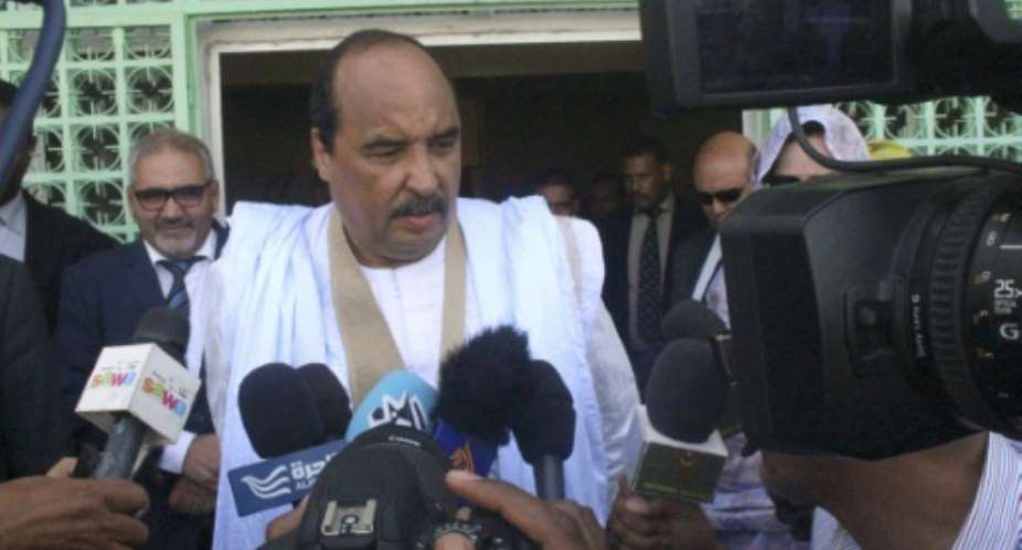 Mauritanian President Mohamed Ould Abdel Aziz has said he will not run for a third term.  By AHMED OULD MOHAMED OULD ELHADJ AFPFile
