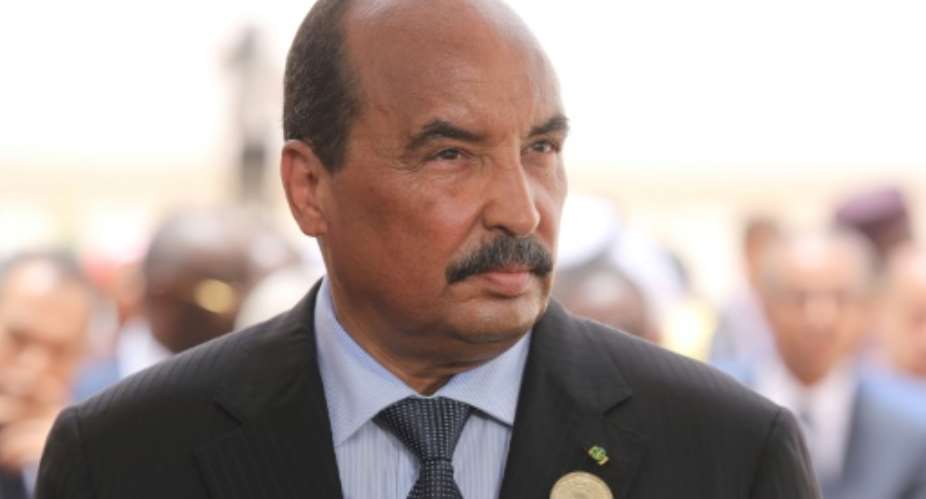 Mauritania's President Mohamed Ould Abdel Aziz faces a test in a range of elections on September 1, but has said that he will not stand in a presidential poll next year..  By Ludovic MARIN POOLAFPFile