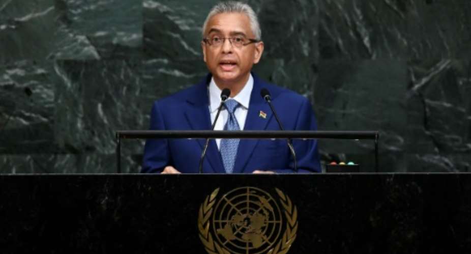Mauritius Prime Minister Pravind Jugnauth announced his minister for gender equality has resigned after an inquiry on the Indian Ocean island linked politicians, police and lawyers to drug traffickers.  By Jewel SAMAD (AFP/File)