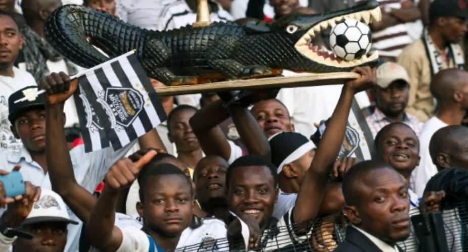 Lubumbashi TP Mazembe's fans are pictured in 2015.  By Junior Kannah AFPFile