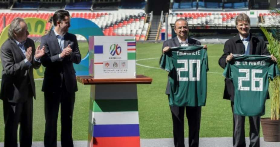 Mexico is part of a joint bid including the US and Canada for the 2026 World Cup.  By ALFREDO ESTRELLA AFP