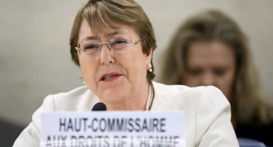 Michelle Bachelet said Burundi Ambassador Albert Shingiro's comments were deeply regrettable in both tone and substance.  By Fabrice COFFRINI AFPFile