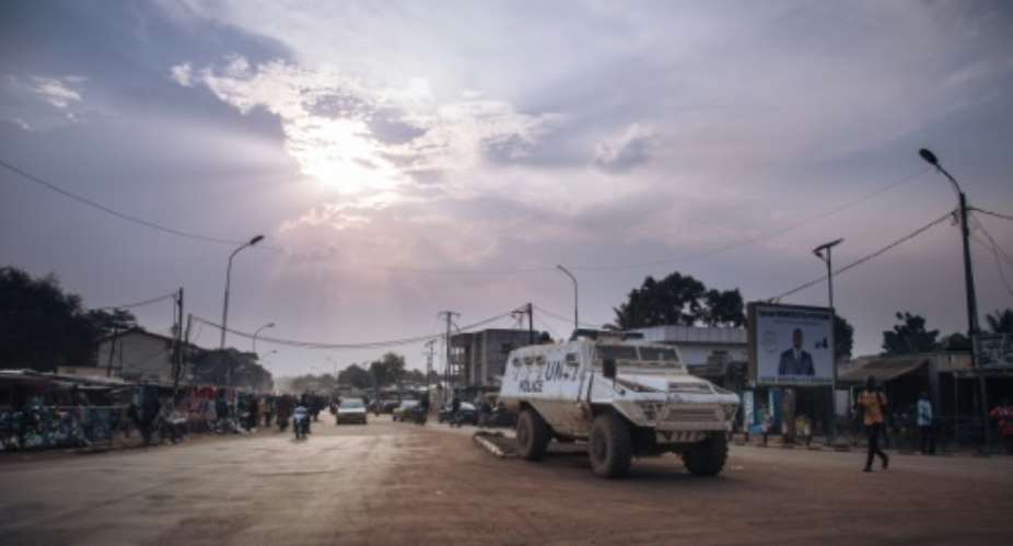 MINUSCA has nearly 12,000 troops in the CAR.  By ALEXIS HUGUET AFPFile