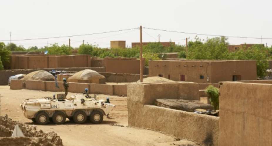 MINUSMA, the United Nations' mission in Mali, was established in 2013.  By MICHELE CATTANI AFPFile