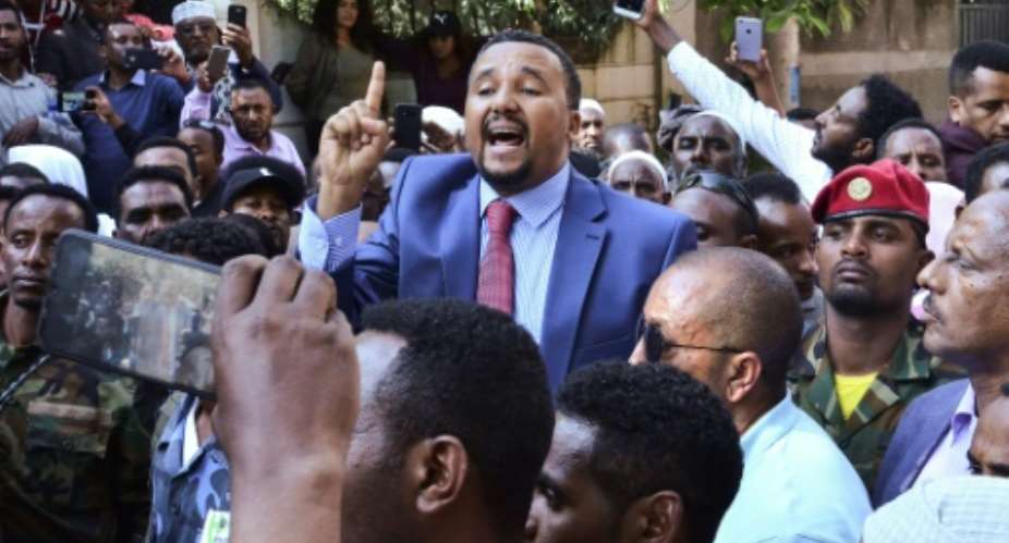 Mired in controversy, Jawar Mohammed says he is running for office.  By STRINGER AFP