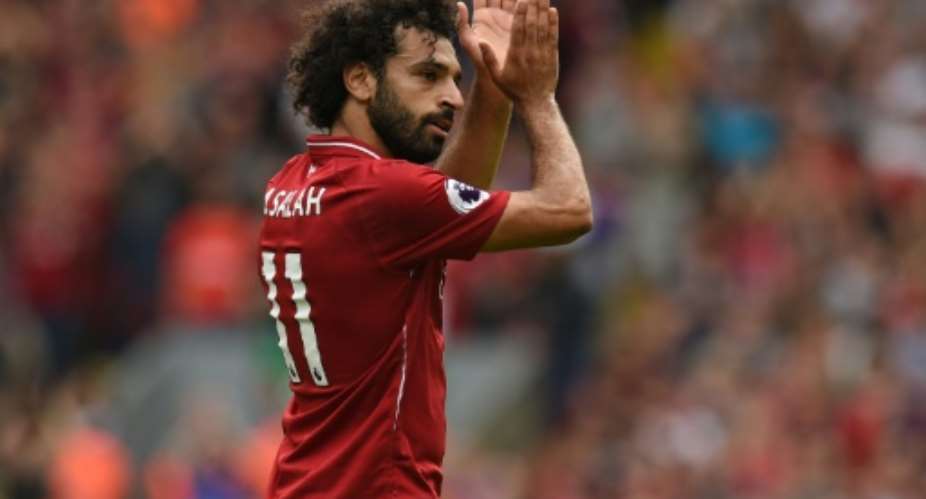 Mohamed Salah scored 44 goals for Liverpool last season in a remarkable first campaign for the Egypt star at Anfield.  By Oli SCARFF AFP