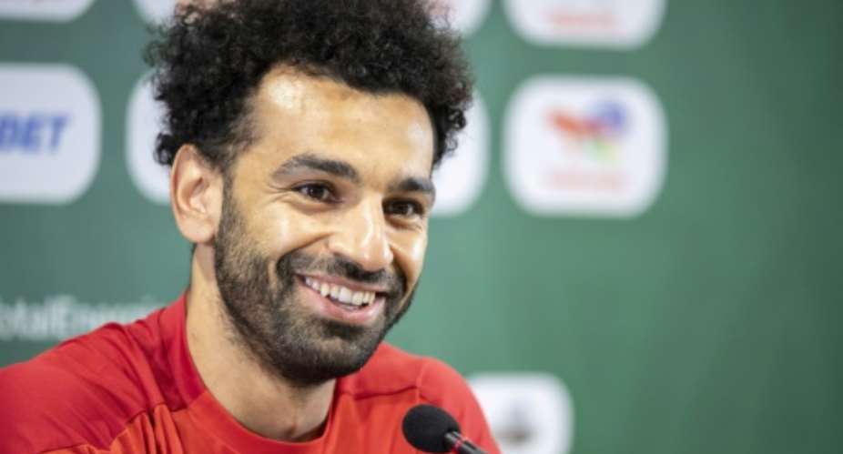 Mohamed Salah will captain Egypt against Senegal in Sunday's Africa Cup of Nations final in Yaounde.  By Charly TRIBALLEAU AFP