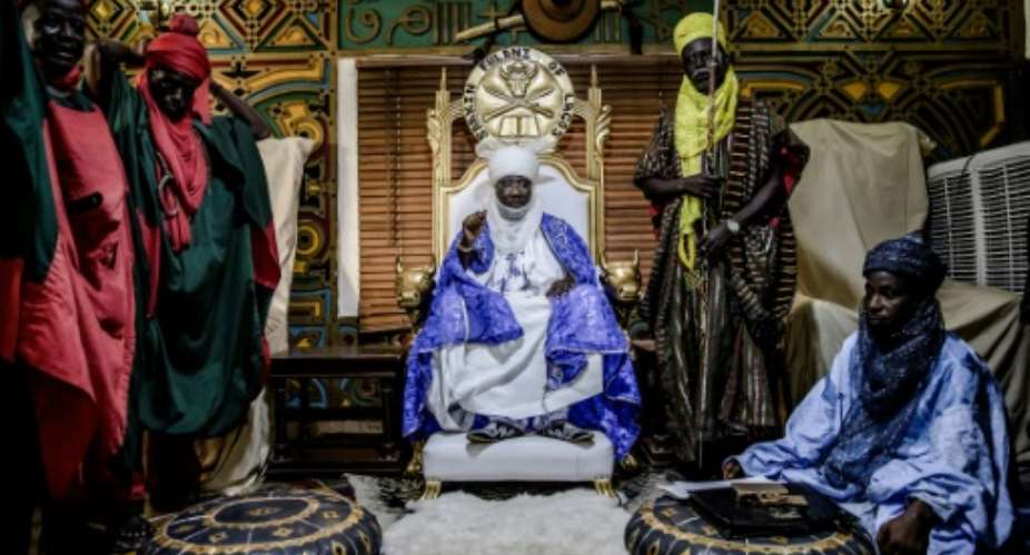 Mohammed Abubakar Bambado, the Sarkin Fulani of Lagos.  By Luis TATO AFP