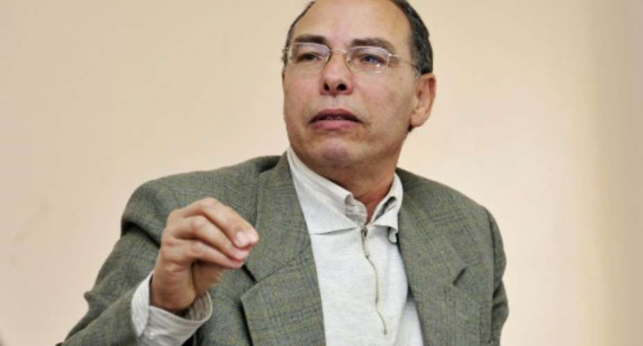 Monjib was taken into custody in December and began a hunger strike earlier this month.  By STR (AFP/File)