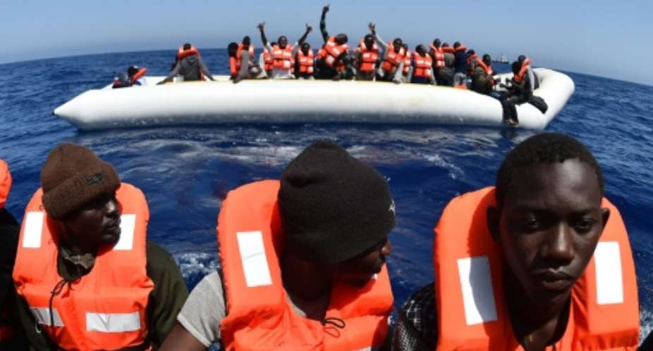 Coastguard and navy boats took part in 26 different operations which rescued a total of 3,324 migrants on Sunday, the Italian coastguard said, bringing the total saved since Thursday to more than 10,000.  By Gabriel Bouys AFPFile