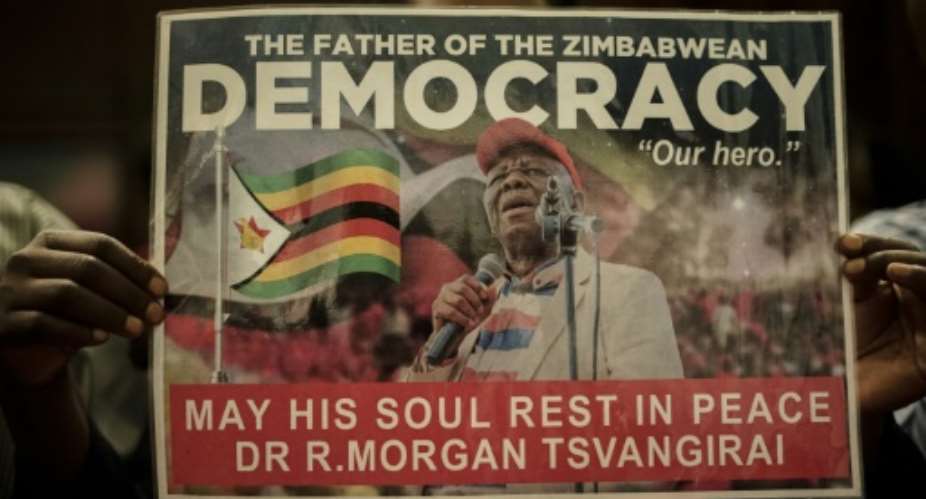 Morgan Tsvangirai was the fiercest opponent to Robert Mugabe's 37-year tyrannical rule.  By ZINYANGE AUNTONY AFPFile