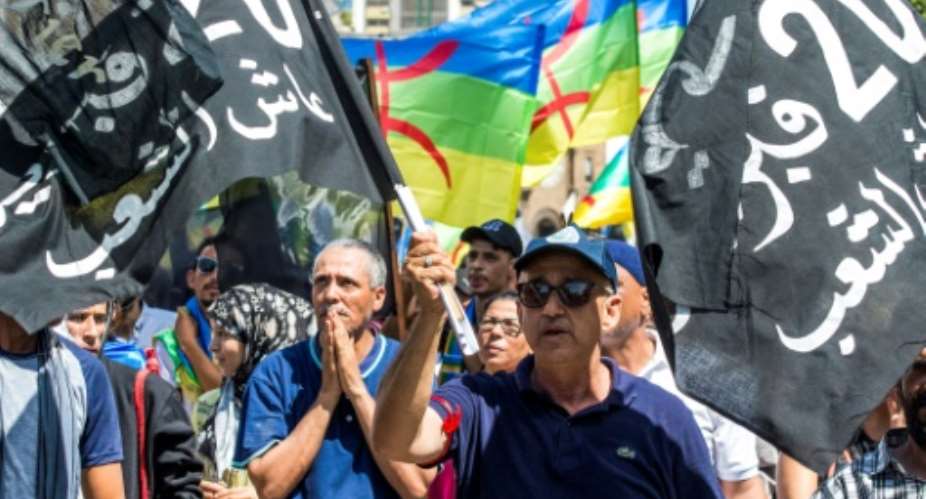 Morocco has been hit by a wave of social unrest which began in October 2016 after the death of a fisherman and spiralled into protests demanding more development in the neglected Rif region and railing against corruption and unemployment.  By FADEL SENNA AFPFile