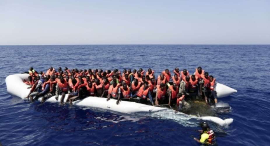Most migrants heading to Italy originate from West Africa and the Horn of Africa, often departing from Libya en masse when the sea is calm and a southern wind can push boats up into international waters.  By Yaraq Nardi Italian Red CrossAFPFile