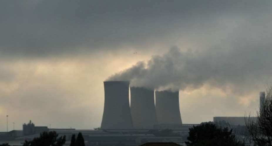 Most of South Africa's electricity currently comes from coal-fired power plants.  By ALEXANDER JOE AFPFile