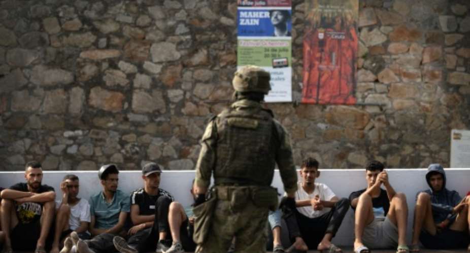 Most of the 60,000 migrants who entered Ceuta over the space of a few days from neighbouring Morocco have already returned.  By JORGE GUERRERO (AFP)