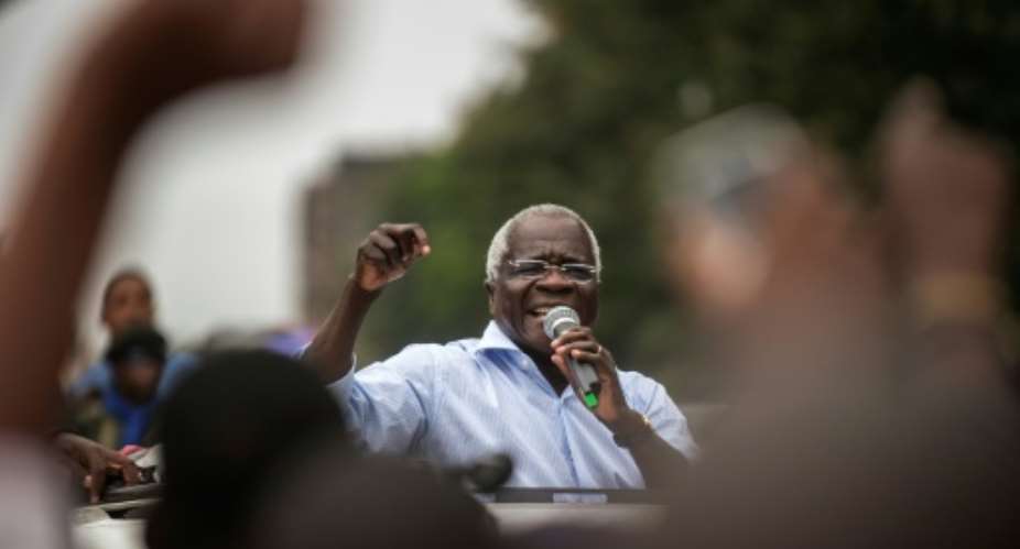Mozambique rebel leader Afonso Dhlakama seen in 2014 played a key role in advancing the peace process between the government and opposition, and his death from a suspected heart attack aged 65 threw the talks into doubt.  By GIANLUIGI GUERCIA AFPFile