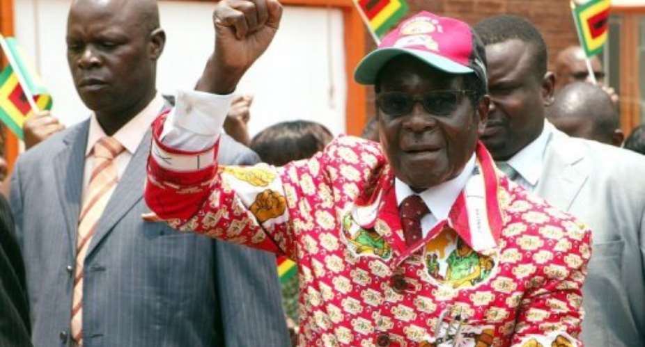 At 88, Mugabe is Africa's oldest leader.  By Jekesai Njikizana AFP