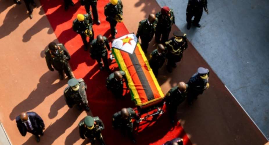 Mugabe died a week ago age 95 in Singapore, nearly two years after he was ousted in a coup that ended nearly four decades of increasingly autocratic rule.  By Zinyange Auntony AFP