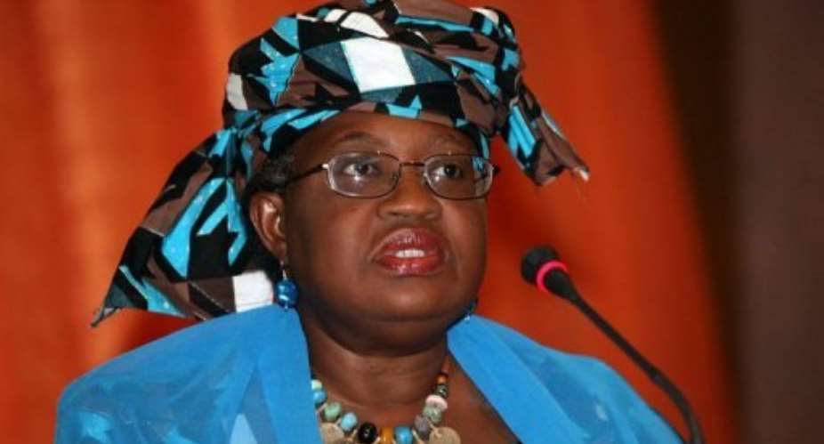 Nigerian finance minister Ngozi Okonjo-Iweala.  By Jekesai Njikizana (AFP)