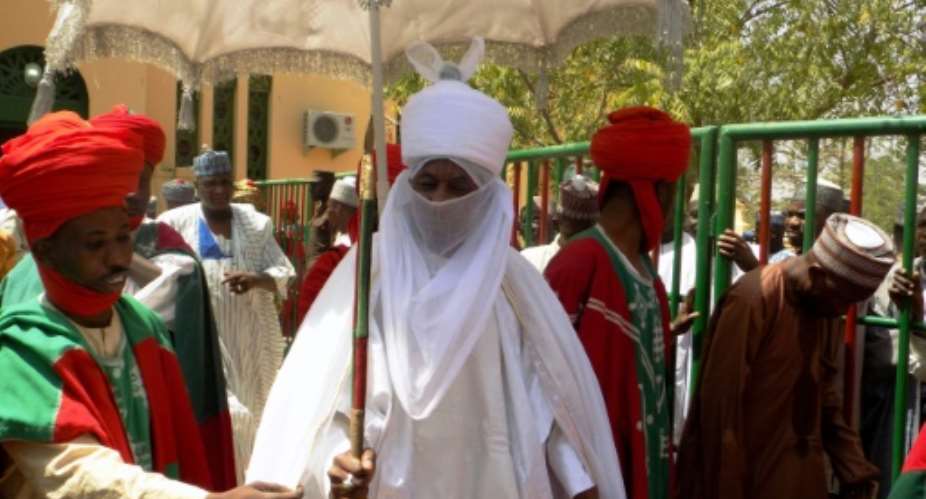 Muhammadu Sanusi II, the Emir of Kano, is facing claims of misuse of royal finances.  By AMINU ABUBAKAR AFP