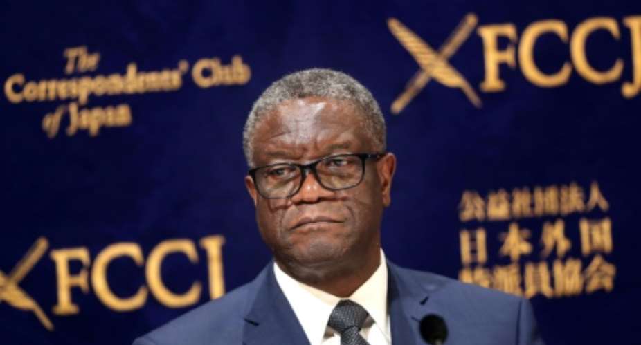 Mukwege is respected the world over for his pioneering work.  By Behrouz MEHRI AFP