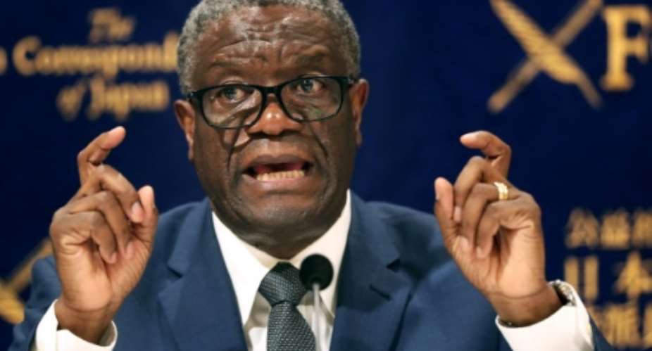 Mukwege says impunity for horrific crimes in eastern DR Congo is widespread.  By Behrouz MEHRI AFPFile