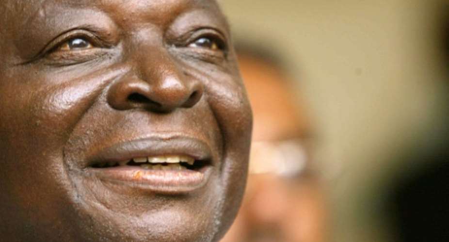 Mwai Kibaki was Kenya's third president.  By ALEXANDER JOE AFPFile