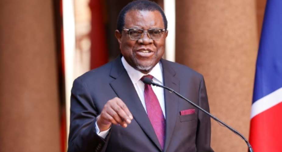 Namibian President Hage Geingob has died in hospital at the age of 82 weeks after  revealing that he was receiving treatment for cancer.  By Phill Magakoe AFPFile