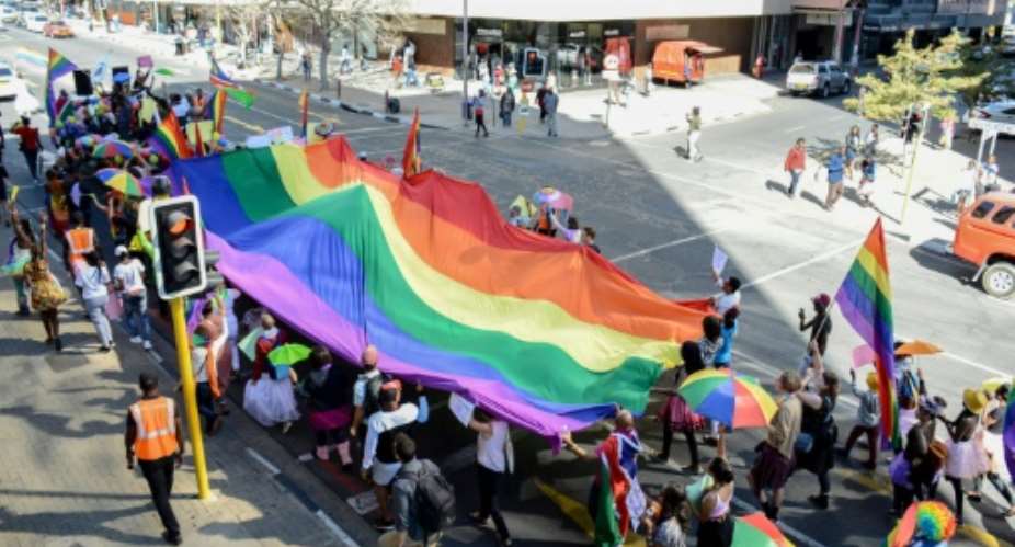 Namibia's laws criminalising same-sex relationships were inherited from the colonial era.  By Hildegard Titus (AFP/File)