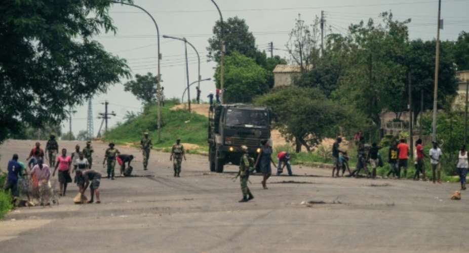 Nationwide demonstrations erupted last week after President Emmerson Mnangagwa announced that fuel prices were being more than doubled.  By ZINYANGE AUNTONY AFPFile