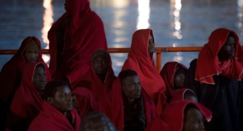 Nearly 2,000 migrants have reached Europe by sea since the beginning of 2018, with another 194 having died or disappeared during the crossings.  By JORGE GUERRERO AFP