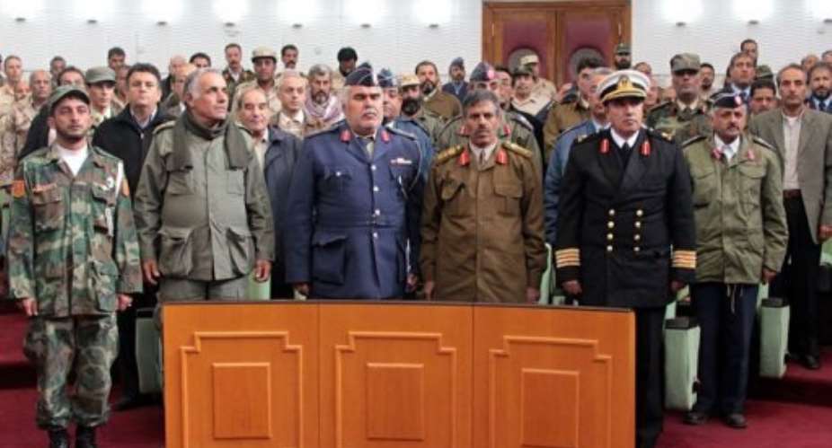 Commanders who defected from Moamer Kadhafi's armed forces in the heat of the civil uprising gather to name a new chief.  By Abdullah Doma AFP