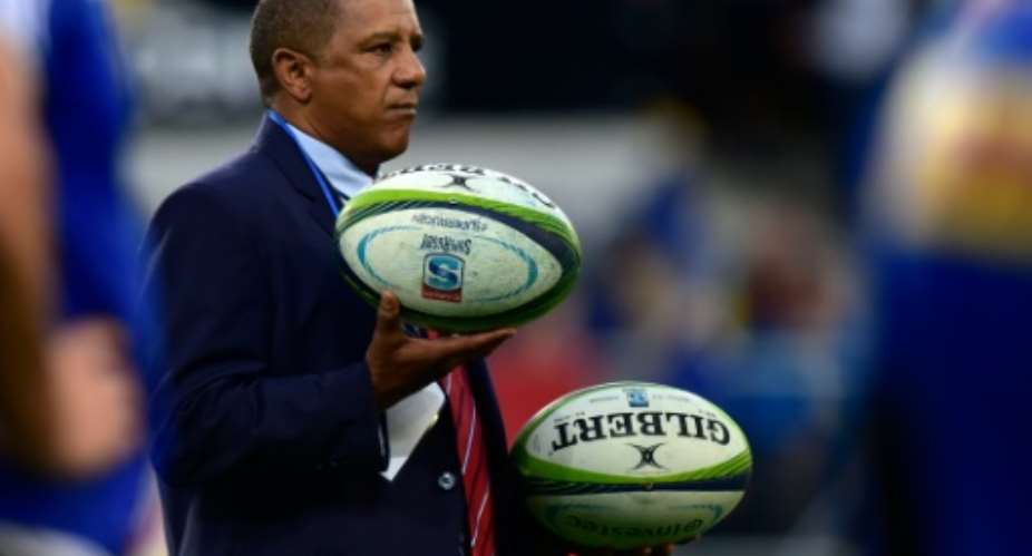 While new Springboks coach Allister Coetzee, pictured, has kept his game plan under wraps, it is likely to be more expansive than the old, boring kick-and-chase style of former coach Heyneke Meyer.  By Marty Melville AFPFile