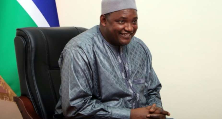 New Gambian President Adama Barrow says he inherited an economy that was virtually empty.  By Lamin KANTEH AFP