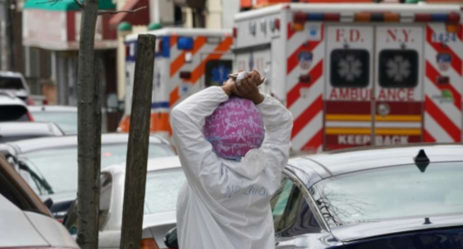 New York City has appealed for licensed medical personnel to volunteer their services..  By Bryan R. Smith AFP