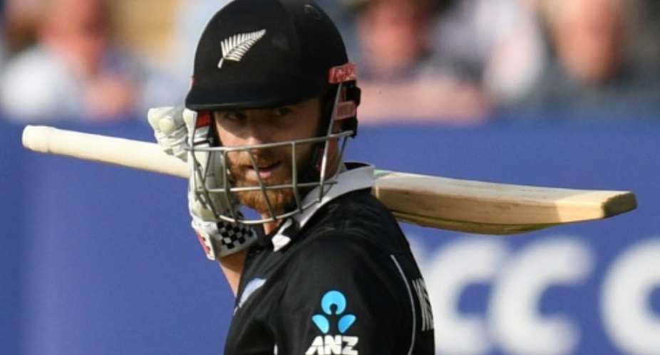 New Zealand captain Kane Williamson led his side to victory in the World Cup match against South Africa.  By Oli SCARFF AFP
