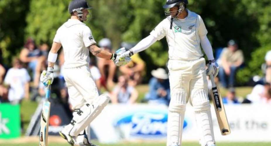 New Zealand ended the day at 243-9, a five-run advantage over tourists South Africa.  By Marty Melville AFP