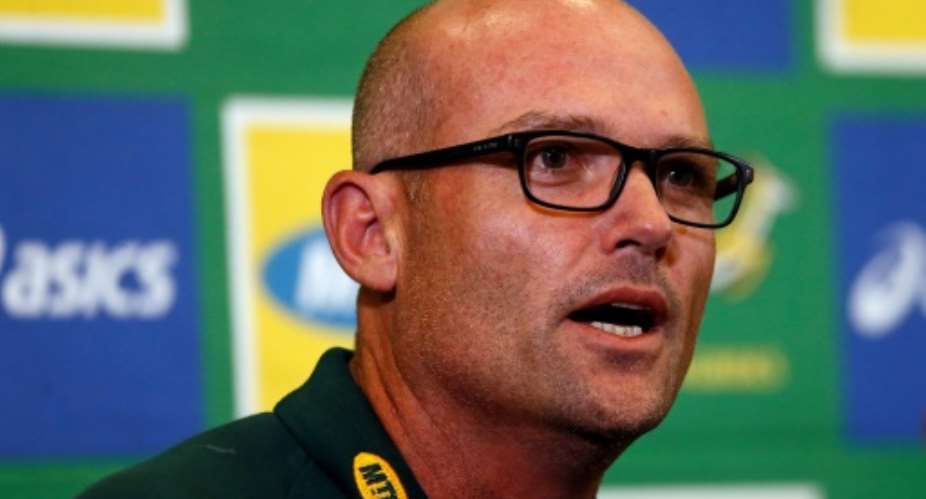 Newly appointed Springboks head coach Jacques Nienaber.  By Phill Magakoe AFP