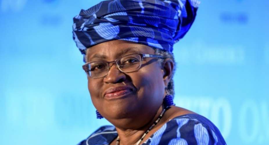 Ngozi Okonjo-Iweala, 66, trained as a development economist and was twice Nigeria's finance minister and its first woman foreign minister, with degrees from Massachusetts Institute of Technology and Harvard.  By Fabrice COFFRINI AFP