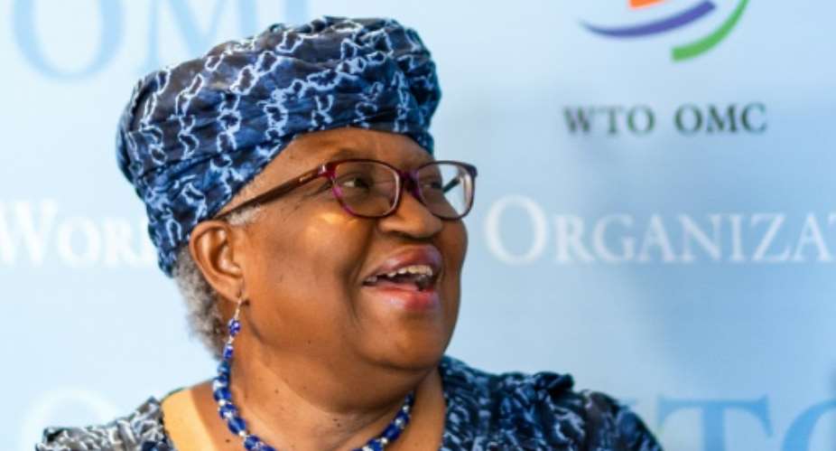 Ngozi Okonjo-Iweala has led the WTO since March 2021.  By PIERRE ALBOUY (AFP)