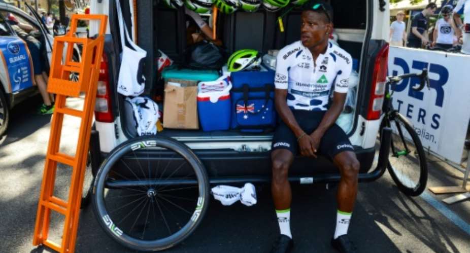 Nicholas Dlamini has come a long way from his township childhood and says his mission is to inspire youngsters back home.  By BRENTON EDWARDS AFPFile